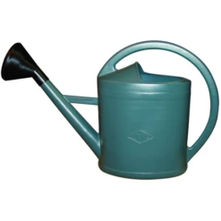 Arrosoir En Plastique Vert Avec Pomme - Capacité 11 Litres