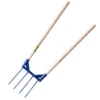Aerogrif' Pour Jardinage Biologique - 4 Dents De 32 Cm Pour Aérer Le Sol - Perrin - 2 Manches De 110 Cm