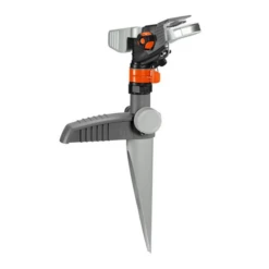 Arroseur Canon Pic Métal Premium Gardena Tête Arrosage Laiton 75-490 M² -Jardin Outil Magasin arroseur canon sur pic metal premium gardena tete darrosage laiton reglable 75 490m2 1