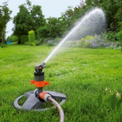 Arroseur Turbine Comfort Gardena Traîneau Plastique Arrosage Max 450 M² -Jardin Outil Magasin arroseur turbine comfort gardena traineau plastique robuste superficie darrosage 450m2 3