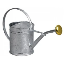 Arrosoir Rond Pomme Laiton 1L Acier Galvanisé à Chaud Anti-corrosion