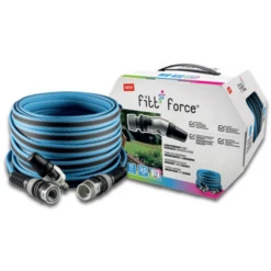 Tuyau Arrosage Fitt Force équipé 15 Mm 5/8" Longueur 35 Mètres Bleu -Jardin Outil Magasin fitt force bleu1