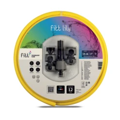Tuyau Arrosage Semi-professionnel Lily Fitt Accessoires Ø 15mm 25m Jaune