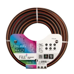 Tuyau Arrosage Professionnel Profy Fitt 15 Mm 50 Mètres Noir -Jardin Outil Magasin fitt profy 50metres