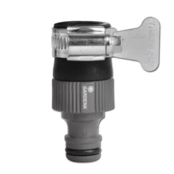 Prise D'eau Voleuse Pour Nez De Robinet - Gardena - Coloris Gris -Jardin Outil Magasin gardena raccord eau