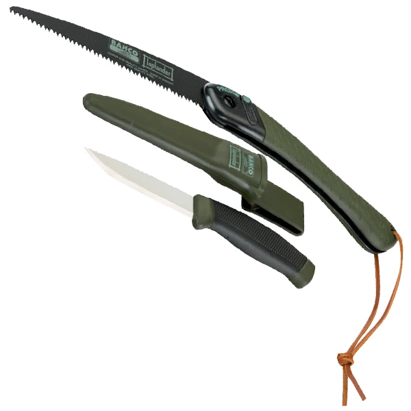 Scie Pliable Et Couteau Multi-usages Avec étui Bahco Lap-Knife 1 Scie Pliable Et Couteau Multi-usages Avec étui Bahco Lap-Knife