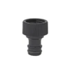 Raccord Automatique Tuyau Arrosage Nez Robinet 20x27 Mm Plastique Noir