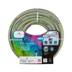 Tuyau Arrosage NTS Grey Fitt Diamètre 15 Mm Longueur 50 Mètres Gris -Jardin Outil Magasin nts grey fitt 50metres