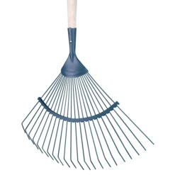 Perrin Balai à Gazon Dents Rondes Avec Manche Droit : 578151