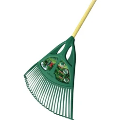 Balai à Gazon XL 27 Dents Manche Bois Spécial Feuilles Leborgne 369711 -Jardin Outil Magasin p149096 pic