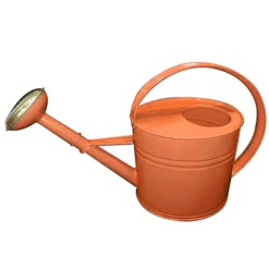 Arrosoir De Jardin Ovale Acier Galvanisé Rouge Corail 4L Guillouard