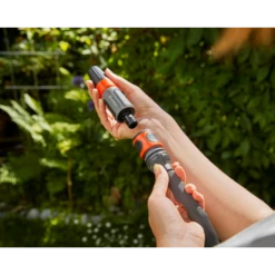 Tuyau D'arrosage Textile - Liano Gardena - Avec Accessoires De Raccordement Et Lance - 30 Mètres 18438-20