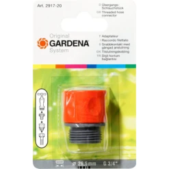 Raccord Adaptateur Tuyau Arrosage Gardena Machine à Laver 20/27 3/4" -Jardin Outil Magasin p256987 pic3