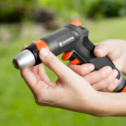 Pistolet Arrosage Jet Réglable Premium Gardena Concentré Ou Brume Métal
