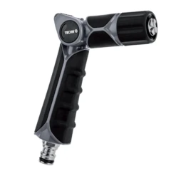 Pistolet Arrosage Jet Droit Réglable On-Off Connecteur Métal Tri-matière