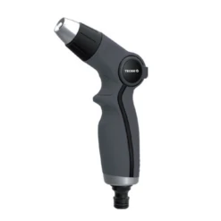 Pistolet D'arrosage Jet Droit Réglable Régulateur Débit Alu Tri-matière