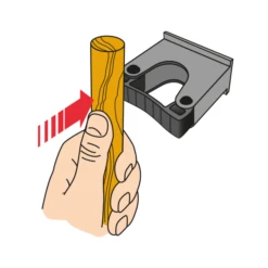 Porte Outils Sur Rail Perrin 500mm Avec 3 Crochets | Quincaillerie Pro -Jardin Outil Magasin porte outils utilisation1