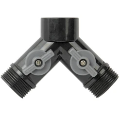 Raccord Sélecteur 2 Directions Fileté F20x27 Double Sortie M20x27