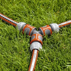 Raccord Automatique Dérivation Y Plastique 3 Tuyaux Arrosage Gardena -Jardin Outil Magasin raccord automatique derivation y 3tuyaux arrosage plastique resistant gardena 6