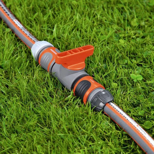 Raccord Connecteur Arrosage Coupleur 2 Tuyaux Vanne Régulation Gardena 1 Raccord Connecteur Arrosage Coupleur 2 Tuyaux Vanne Régulation Gardena