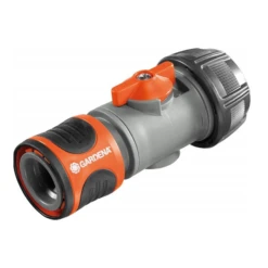 Raccord Arrosage Aquastop Vanne Régulation Débit Gardena Pour Tuyau 19mm
