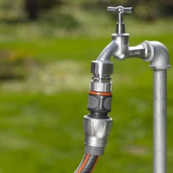 Raccord Arrosage Rapide Premium Tuyau 19 Mm Gardena A Fixer Nez Robinet -Jardin Outil Magasin raccord darrosage rapide premium tuyau 19mm gardena fixer au nez robinet 4
