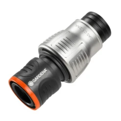 Raccord Rapide Fonction Aquastop Premium Gardena Pour Tuyau Ø 19 Mm