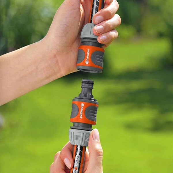 Raccord Rapide Tuyau Arrosage Ø 13-15 Mm Gardena Lot X2 Avec Connecteur 4 Raccord Rapide Tuyau Arrosage Ø 13-15 Mm Gardena Lot X2 Avec Connecteur – Image 4