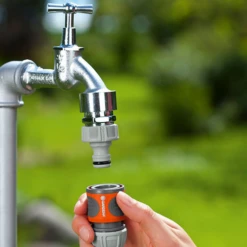 Raccord Rapide Tuyau Arrosage Ø 13-15 Mm Gardena Fixer Au Nez De Robinet -Jardin Outil Magasin raccord rapide tuyau darrosage 13mm 15mm gardena fixer au nez robinet 2