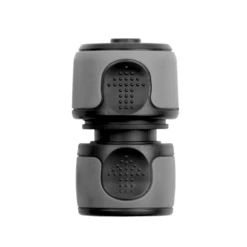 Raccord Rapide Universel Tuyau Arrosage Ø 12,5-19mm Bi-matière Noir