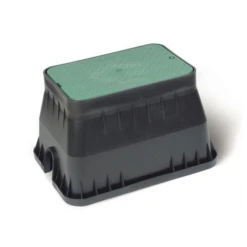 Regard Jumbo Rectangulaire Vannes Arrosage Enterré 64x50x30 Cm Vert