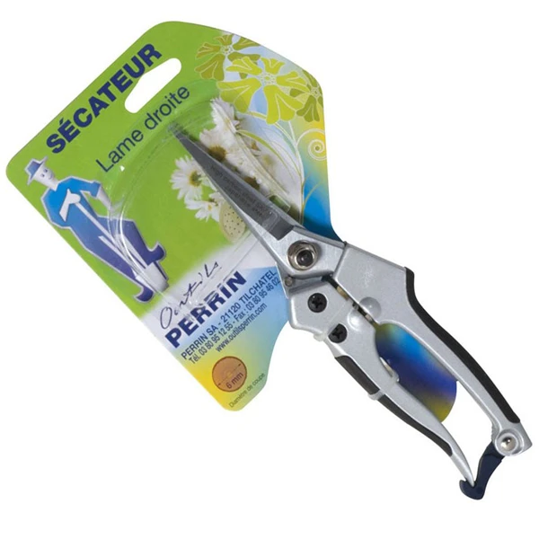 Sécateur Lame Droite 7,5 Cm Perrin Diamètre Coupe 15 Mm Corps Aluminium 2 Sécateur Lame Droite 7,5 Cm Perrin Diamètre Coupe 15 Mm Corps Aluminium – Image 2