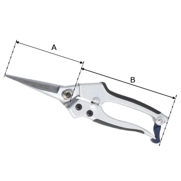 Sécateur Lame Droite 7,5 Cm Perrin Diamètre Coupe 15 Mm Corps Aluminium 1 Sécateur Lame Droite 7,5 Cm Perrin Diamètre Coupe 15 Mm Corps Aluminium