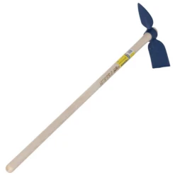 Serfouette Forgée Panne Langue 26 Cm Perrin Manche 130 Cm Bleu -Jardin Outil Magasin serfouette forgee panne langue 26cm perrin manche 130cm bleu 1