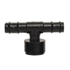 Raccord T Cannelé Ø13x16mm Sortie Filetée Mâle 20/27 Arrosage GAG