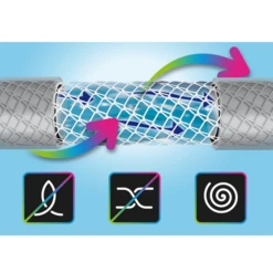 Tuyau Arrosage Professionnel NTS Master Plus Fitt 15 Mm 25 Mètres Gris -Jardin Outil Magasin tuyau professionnel fitt