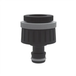 Raccord Nez Robinet Multi-filetage Fitt 20x27mm 15x21mm Plastique Noir